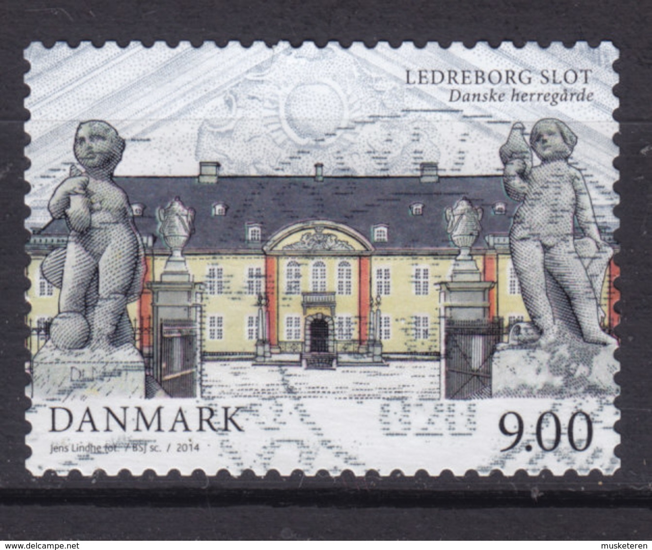 Denmark 2014 Mi. ????    9.00 Kr Danish Manor House Ledreborg Slot Castle Chateaux (From Sheet) - Gebraucht