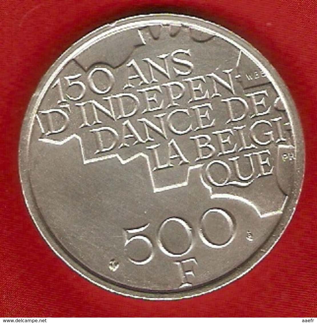 Monnaies - BELGIQUE - 500 Francs - 150 Ans D'indépendance De La Belgique - 500 Frank