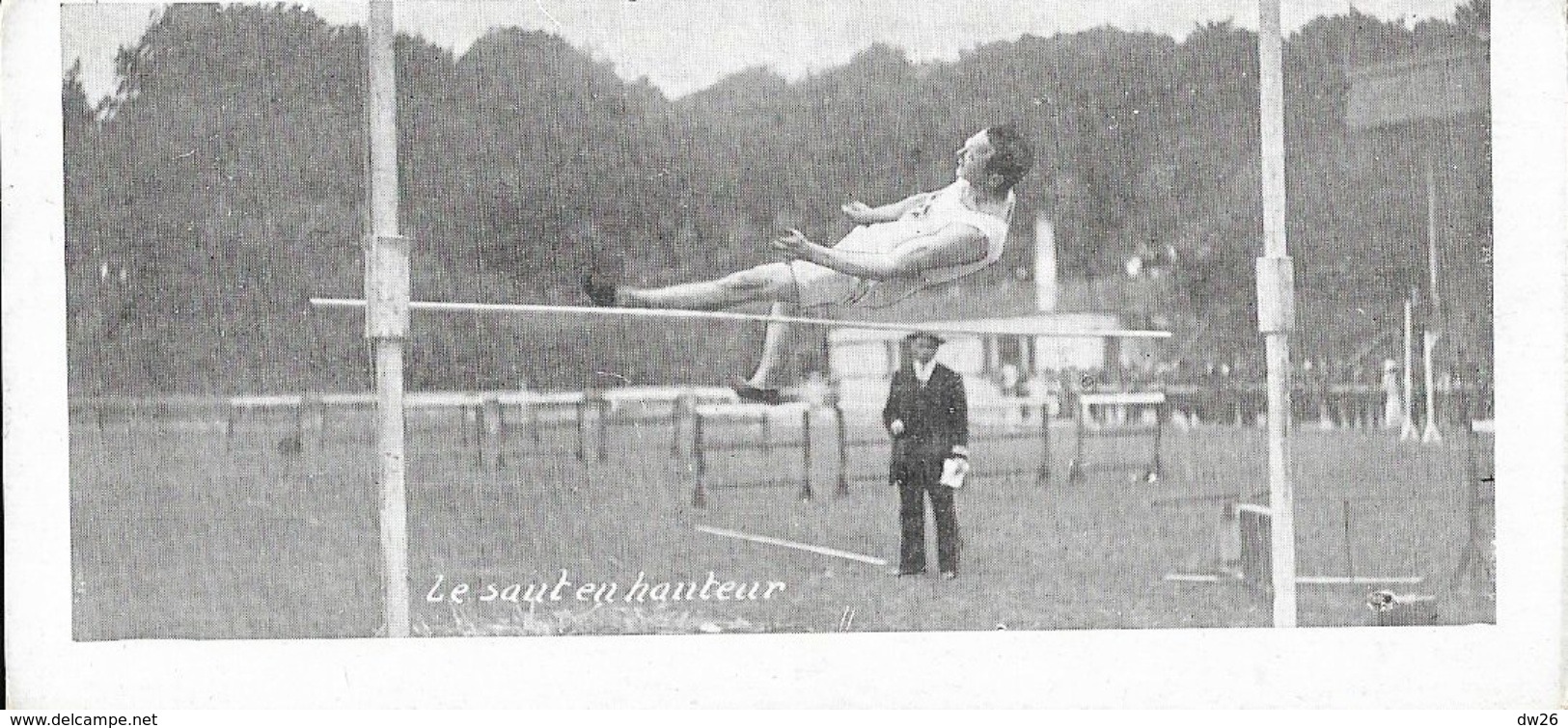 Série Sur Les Sports: Athlétisme, Le Saut En Hauteur - Mini Carte Non Circulée - Athlétisme