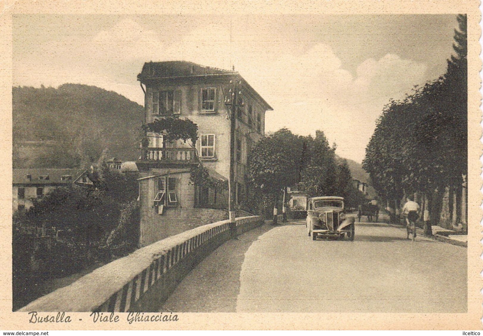 BUSALLA  - VIALE  GHIACCIAIA  -  1941 - Genova