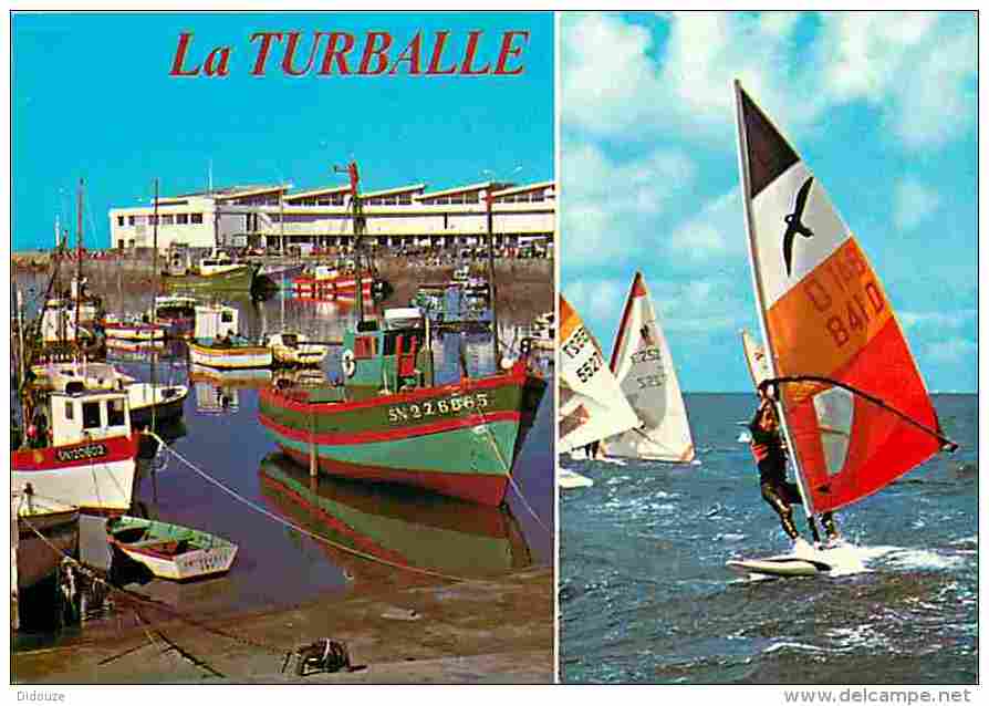 44 - La Turballe - Multivues - Bateaux - Planche à Voile - Voir Scans Recto-Verso - La Turballe