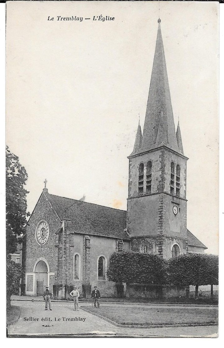 Cpa Le Tremblay - L'Eglise . - Sonstige & Ohne Zuordnung