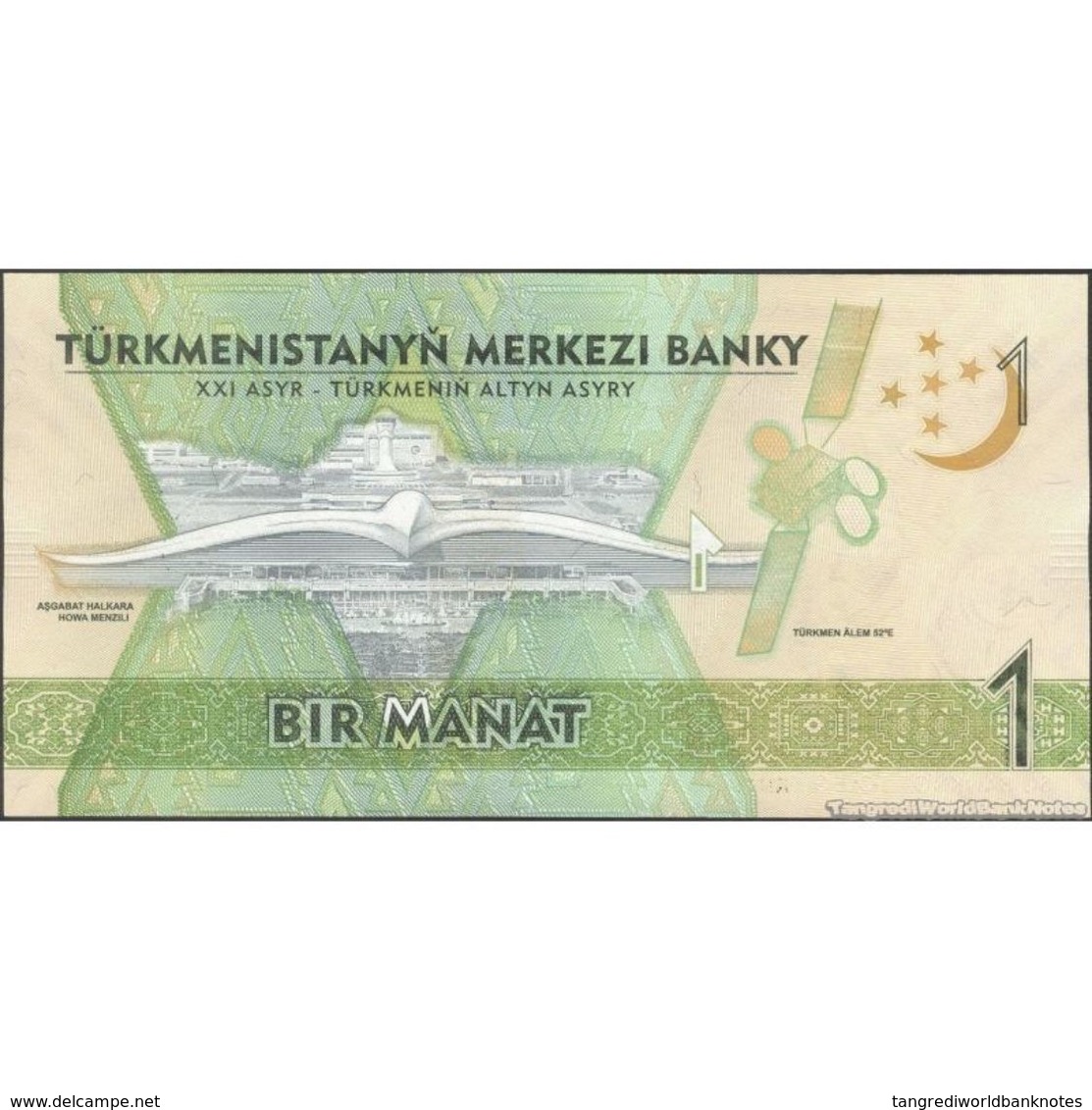 TWN - TURKMENISTAN NEW - 1 Manat 2017 5th Asian Indoor And Martial Games, Aşğabat ﻿UNC - Turkmenistan