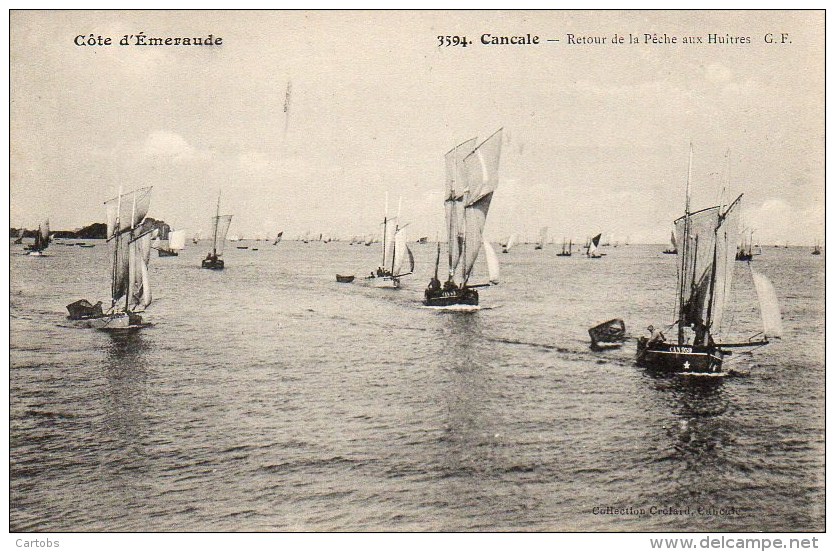 35 CANCALE Retour De Pêche Aux Huîtres - Cancale