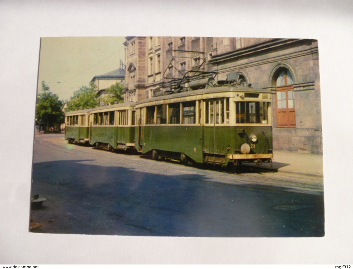 COLMAR : Tramway MOTRICE 22 Rame Avec Remorques Satramo-De Dietrich Construction 1935  - Détails 2 Scans - Tramways