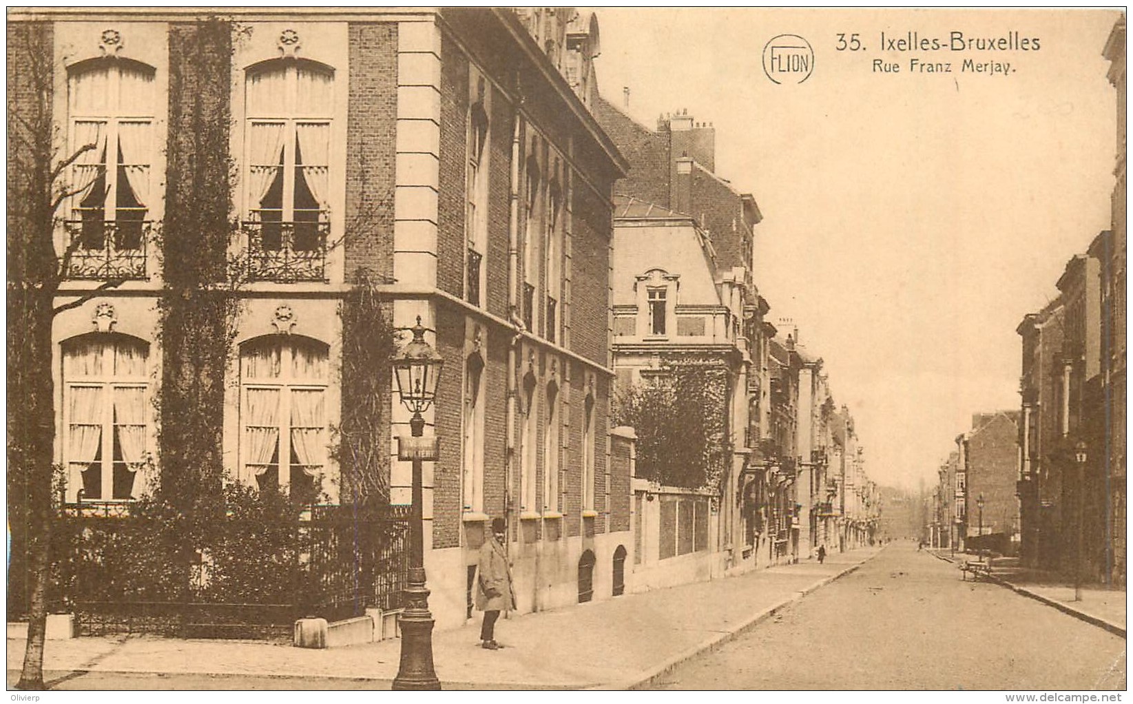 Ixelles - Bruxelles - Rue Franz Merjay - Elsene - Ixelles