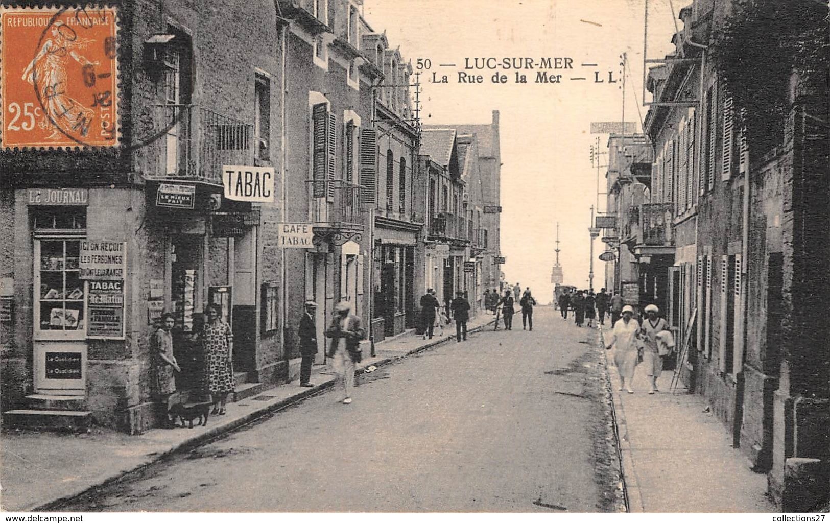 14-LUC-SUR-MER- LA RUE DE LA MER - Luc Sur Mer