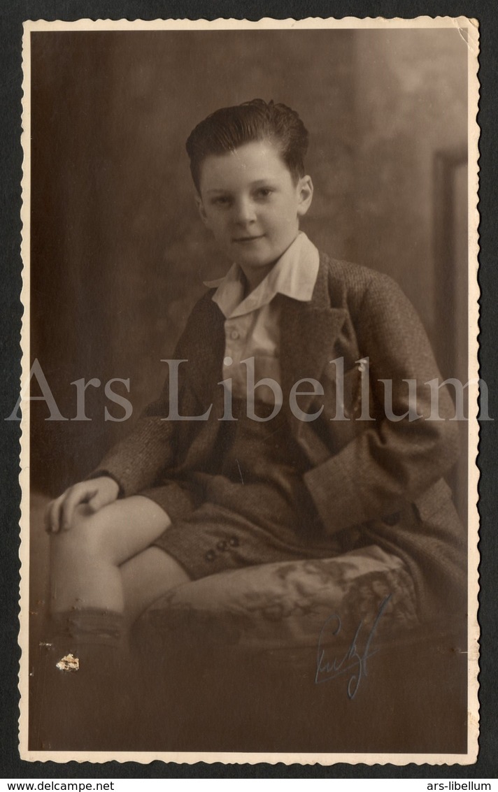 Photo Postcard / Foto / Photograph / Boy / Garçon / Unused - Photographie