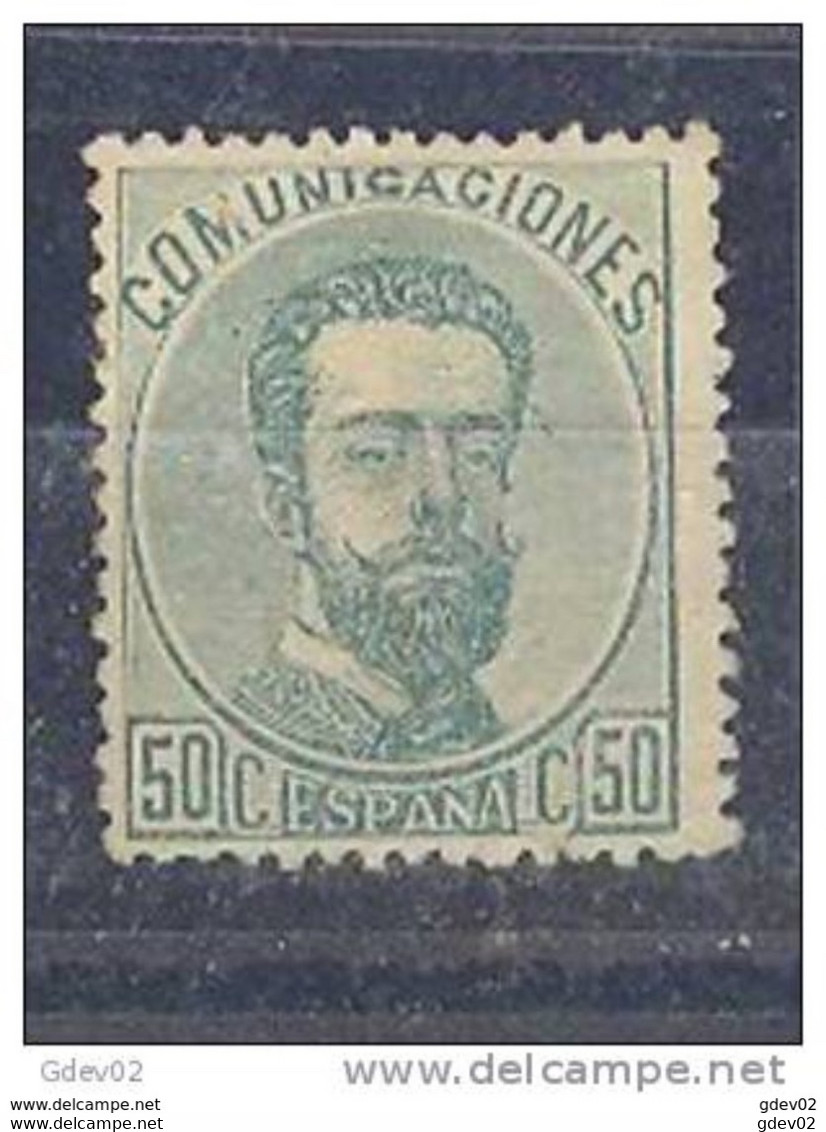 ES126-L2617.España.Spain. Espagne.AMADEO   L  .1872.(Ed 126).con Charnela, MUY BONITO - Unused Stamps