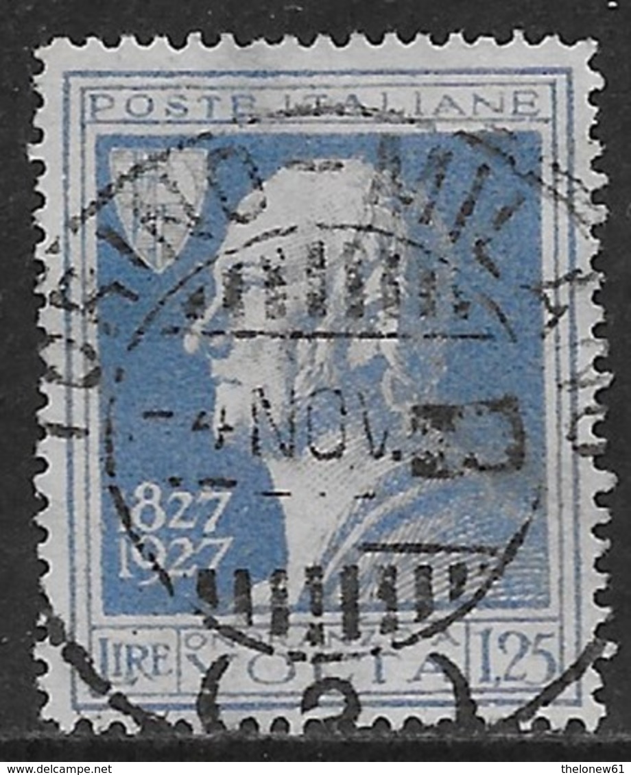 Italia Italy 1927 Regno Volta L1.25 Sa N.213 US - Usati