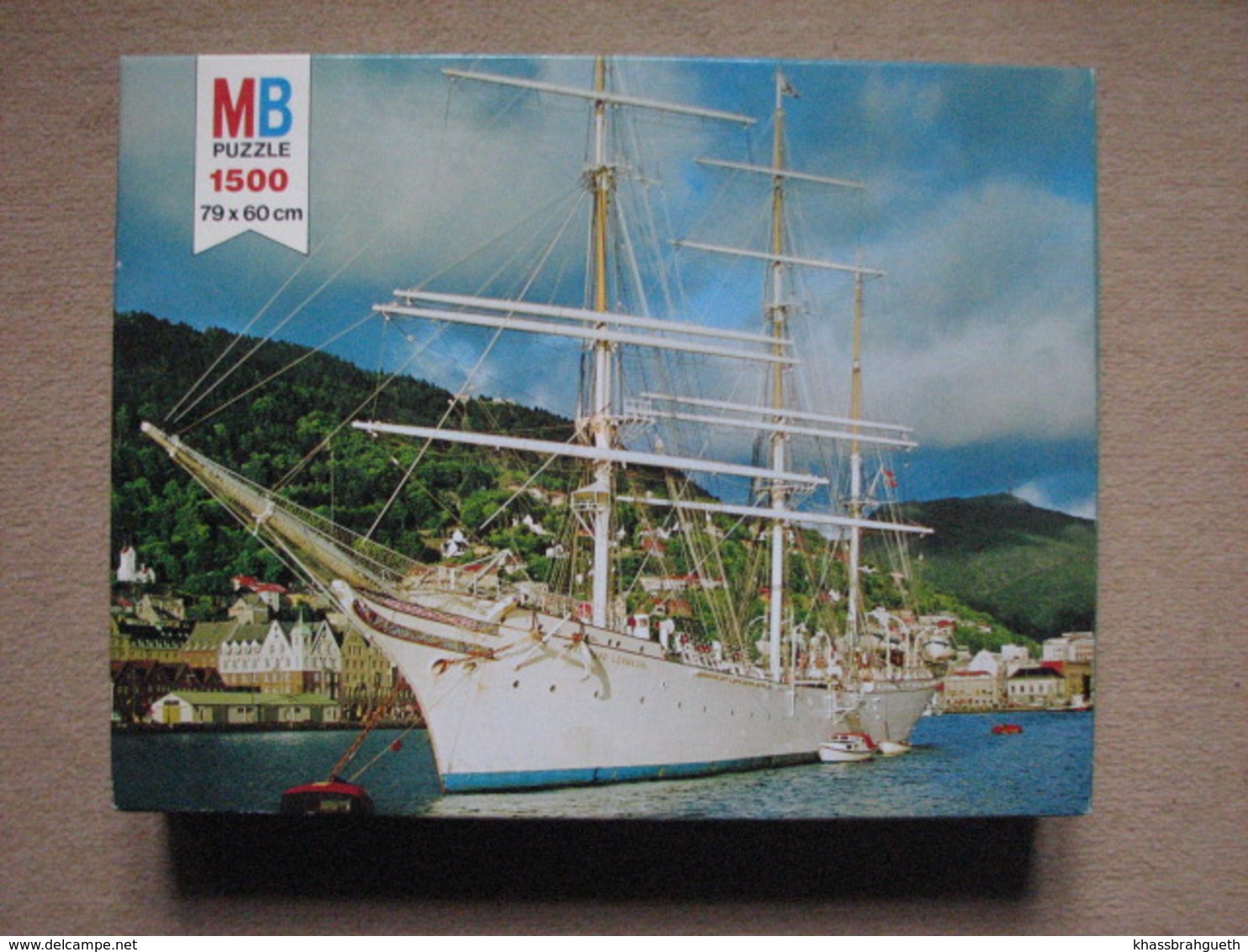 PUZZLE MB / SERIE YORK (1500 P) - BATEAU NORVEGIEN / NORVEGIAN SHIP - Puzzles