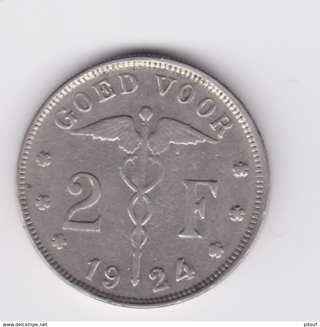 Rare Goed Voor 2 Franken 1924 TTB+ Cotée - 2 Francs