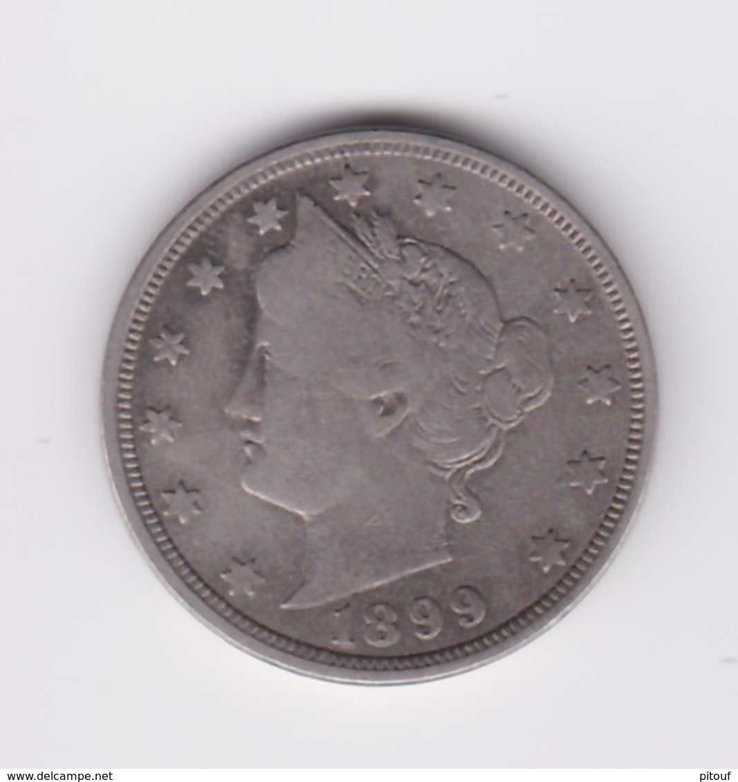 5 Cents 1899  Etats UnisTTB - 1883-1913: Liberty (Liberté)