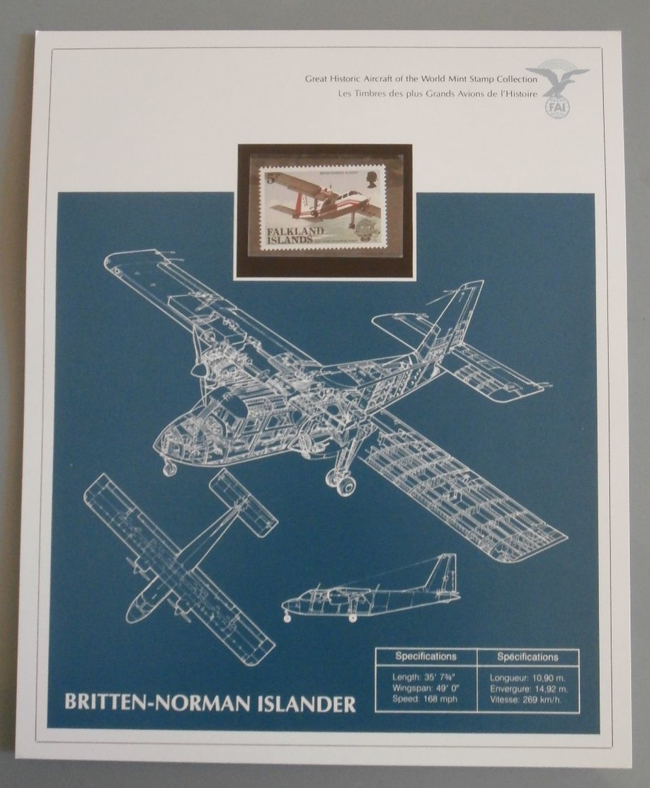 Historic Aircraft   Le Britten-Norman Islander - Falkland