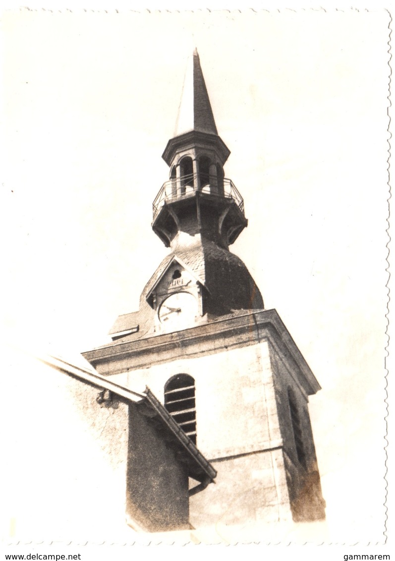 51 SERMIERS - PHOTO - Le Clocher De L'église - Taille Cpm Marne - Autres & Non Classés