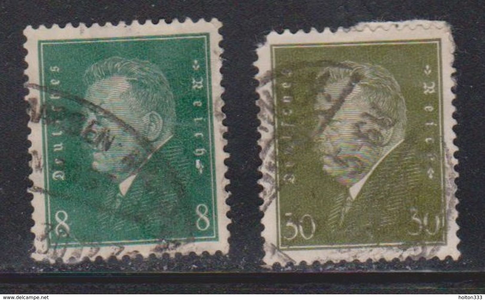 GERMANY Scott # 370, 378 Used - Used Stamps
