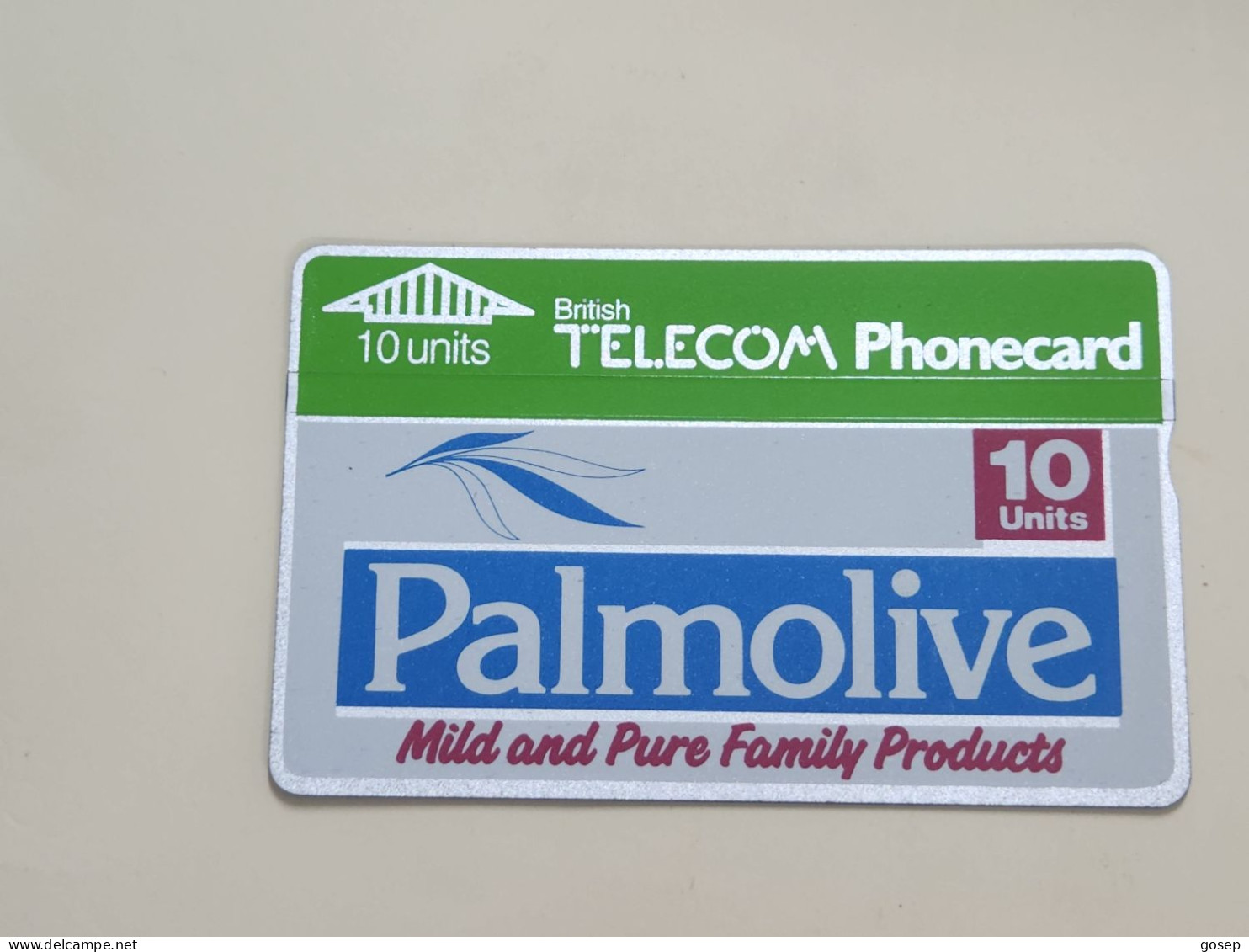 United Kingdom-(BTA011)-PALMOLIVE-(10units)-(24)-(824A16694)-price Cataloge8.00£-mint Card+1card Prepiad Free - BT Werbezwecke