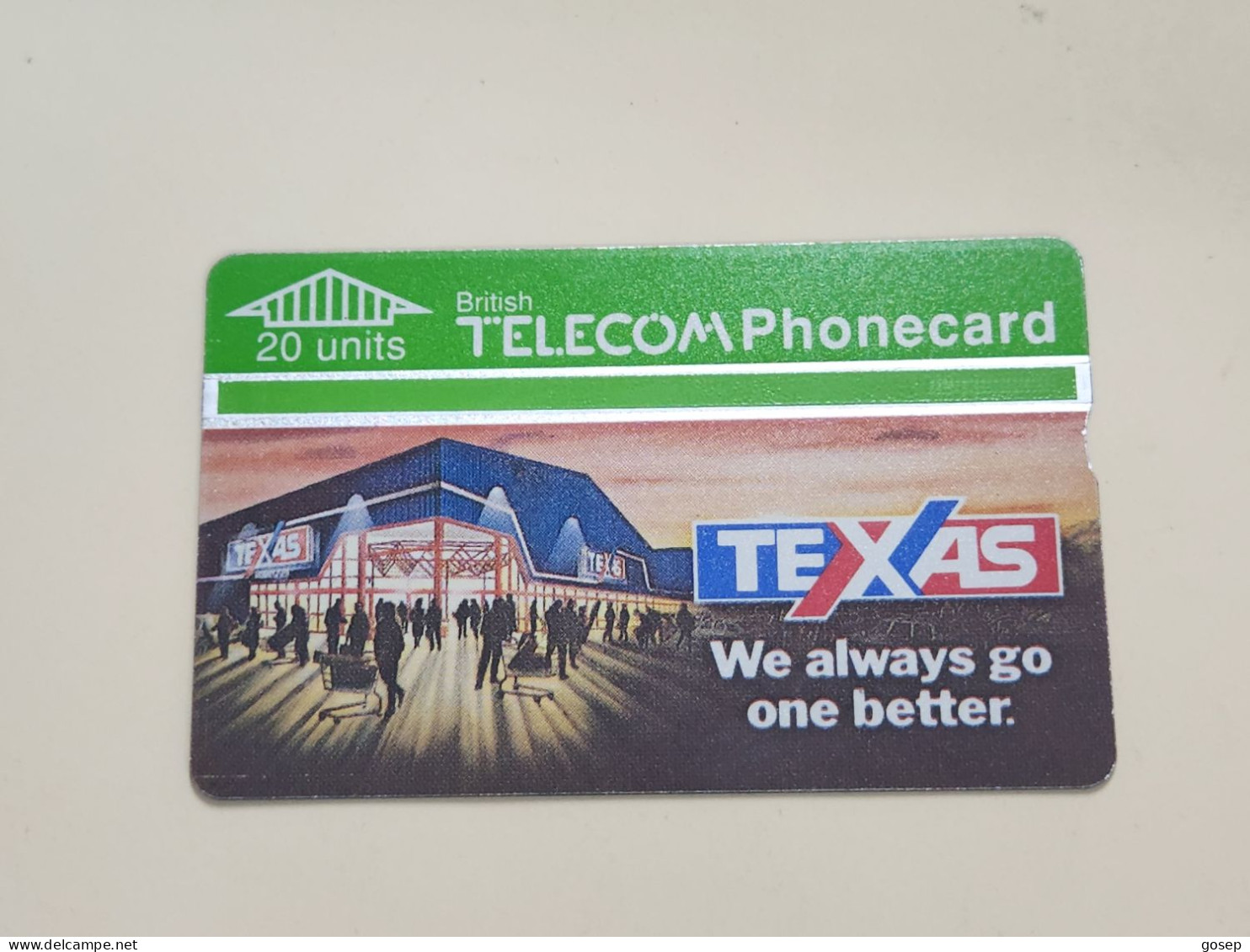 United Kingdom-(BTA015)-TEXAS HOMECARE-(20units)-(35)-(161A34265)-price Cataloge8.00£-mint-card+1card Prepiad Free - BT Werbezwecke