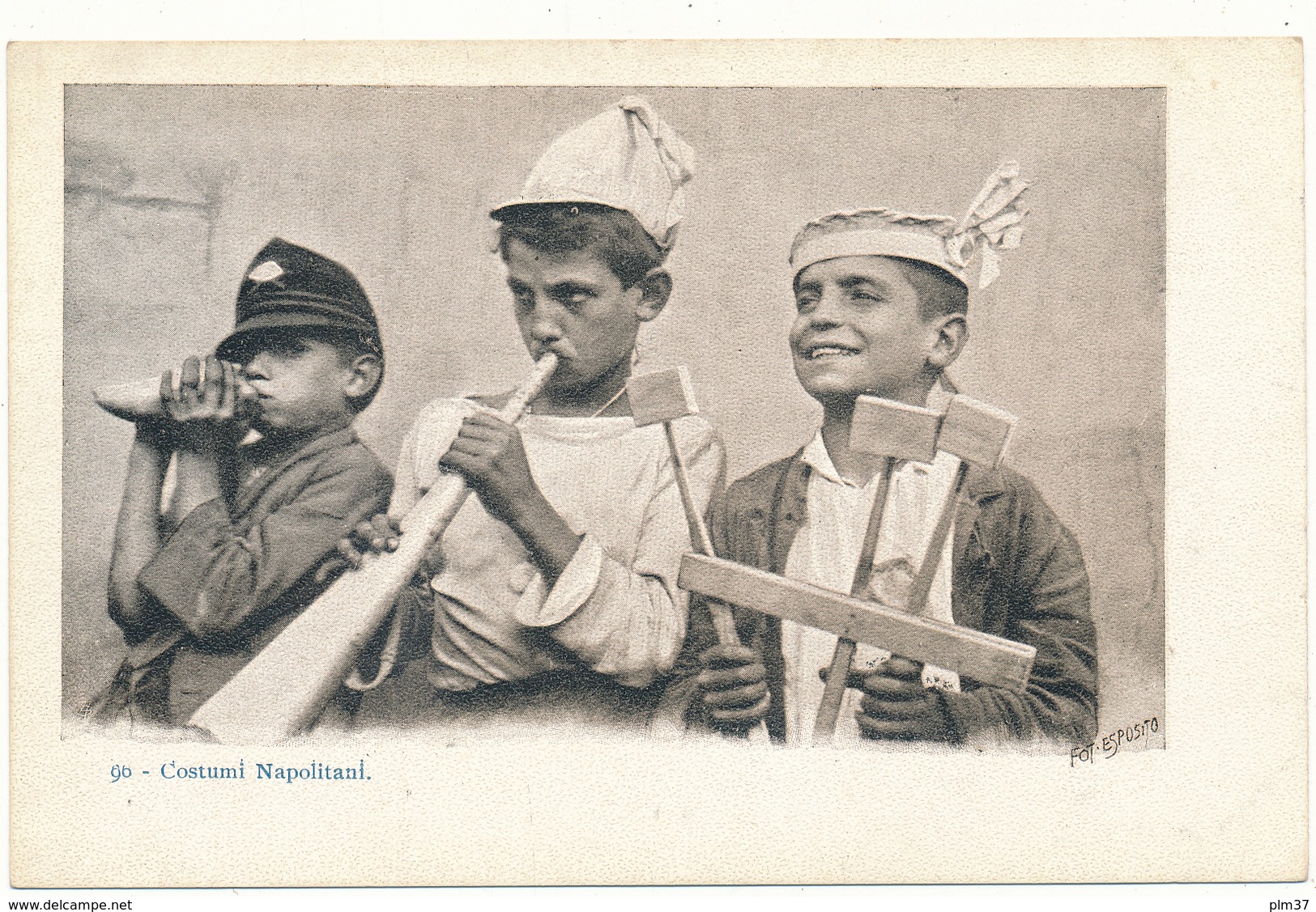 NAPOLI - Costumi Napolitani - Enfants Musiciens - Napoli