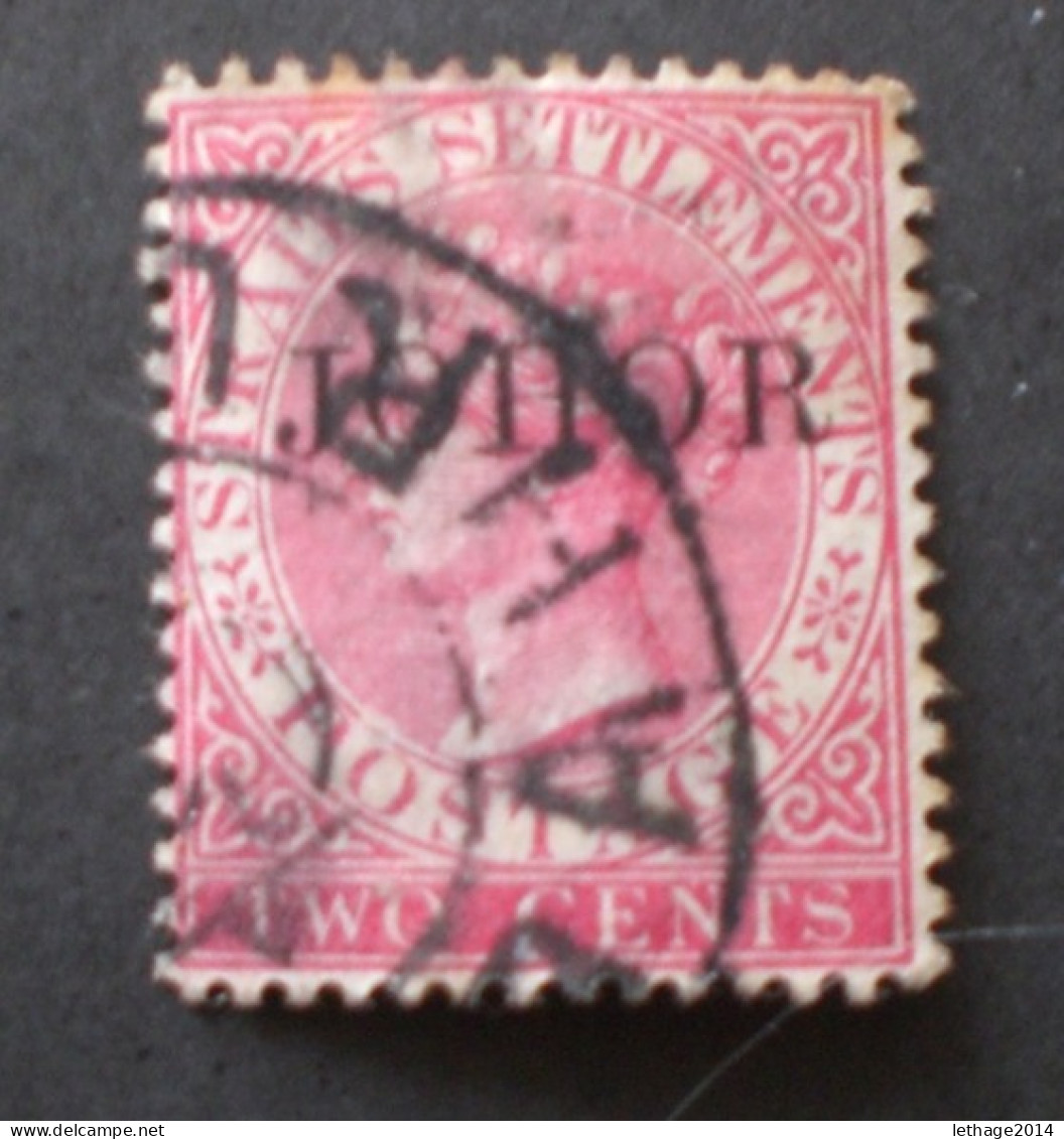 Malaysia STRAITS SETTLEMENTS 1884 -1887 Straits Settlements Postage Stamp Overprinted "JOHOR" - Johore