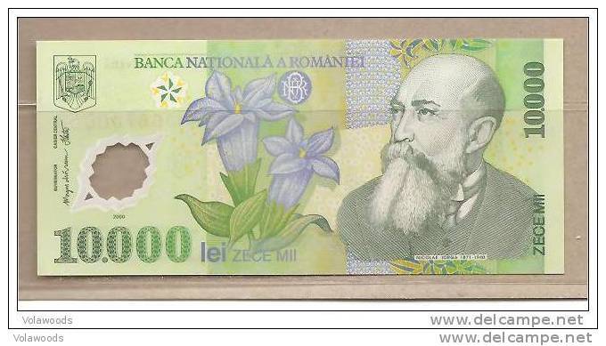 Romania - Banconota Non Circolata Da 10.000 Lei P-112a.1 - 2000 - Roumanie