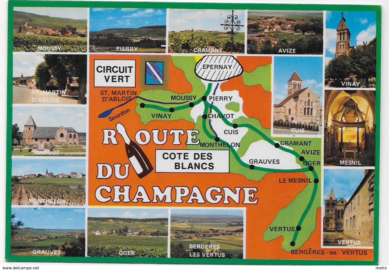 CPM - La Route Du Champagne - La Cotedes Blancs. - Saint Remy En Bouzemont