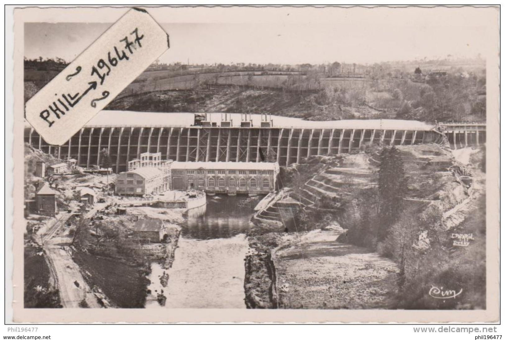 50 Vézins - Cpsm / Barrage Sur La Sélune. Circulé. - Autres & Non Classés