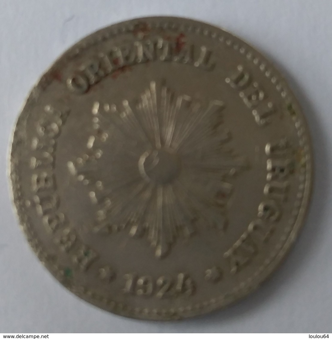 URUGUAY - 1 Centesimo 1924 - Cu -Ni - Superbe - - Uruguay