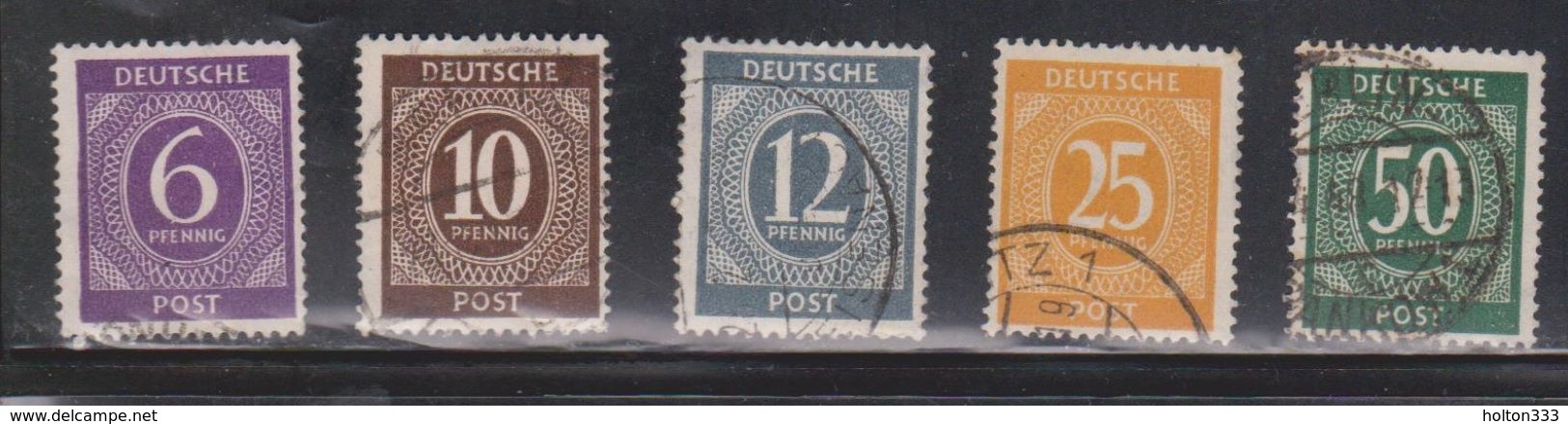 GERMANY Scott # 535, 537, 539, 546, 551 Used - Other & Unclassified