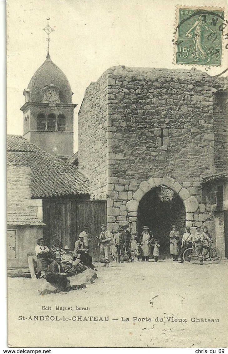 Saint Andeol Le Chateau La Porte Du Vieux Chateau - Autres & Non Classés