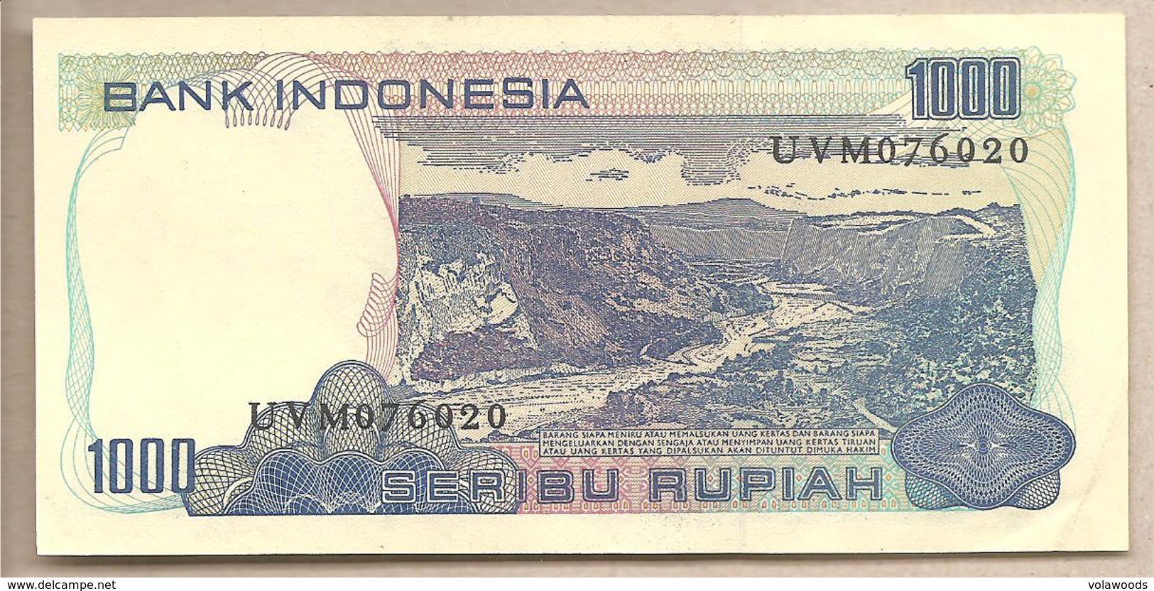 Indonesia - Banconota Circolata QFdS Da 1000 Rupie P-119 - 1980 - Indonesia