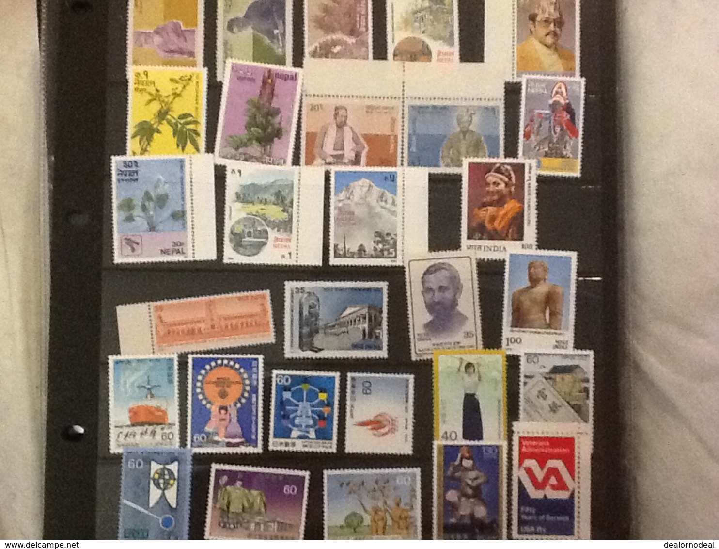 Collection Of Stamps Japan Nepal India - Other & Unclassified