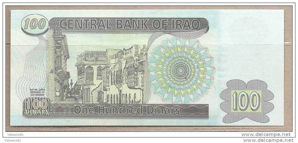 Iraq - Banconota Non Circolata Da 100 Dinari P-87 - 2002 - Iraq