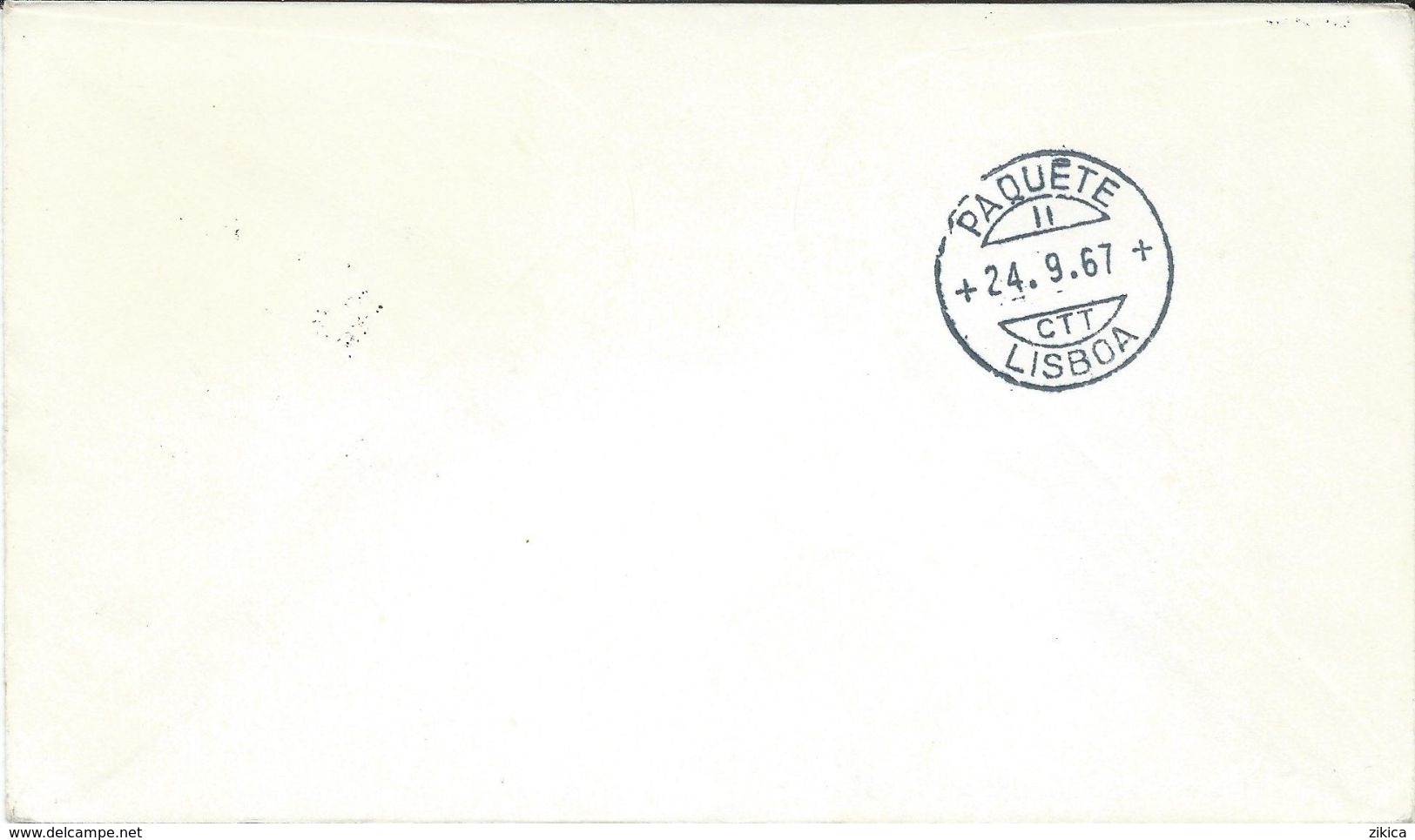 Germany Cover Via Portugal 1967 - Ships - M/S ,,EUROPA",flag - Key And Anchor - Bateaux