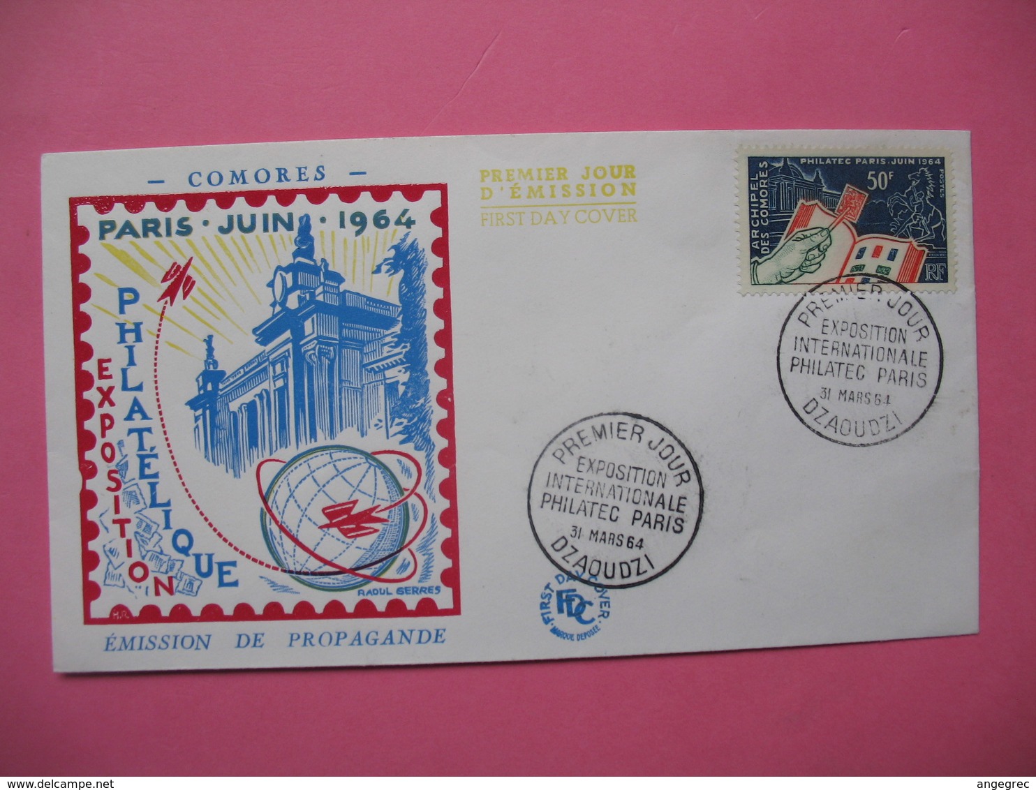 FDC   Comores   N°  32 - Lettres & Documents
