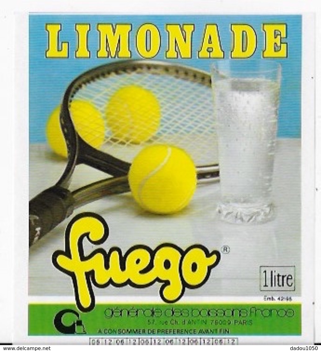 10 étiquettes LIMONADE FUEGO - Autres & Non Classés