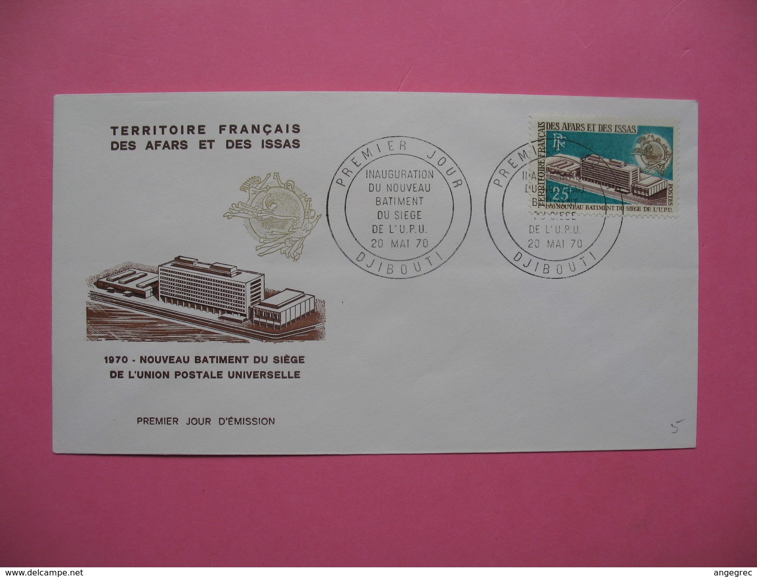 FDC   Afars Et Issas     1970     N°  362 - Lettres & Documents