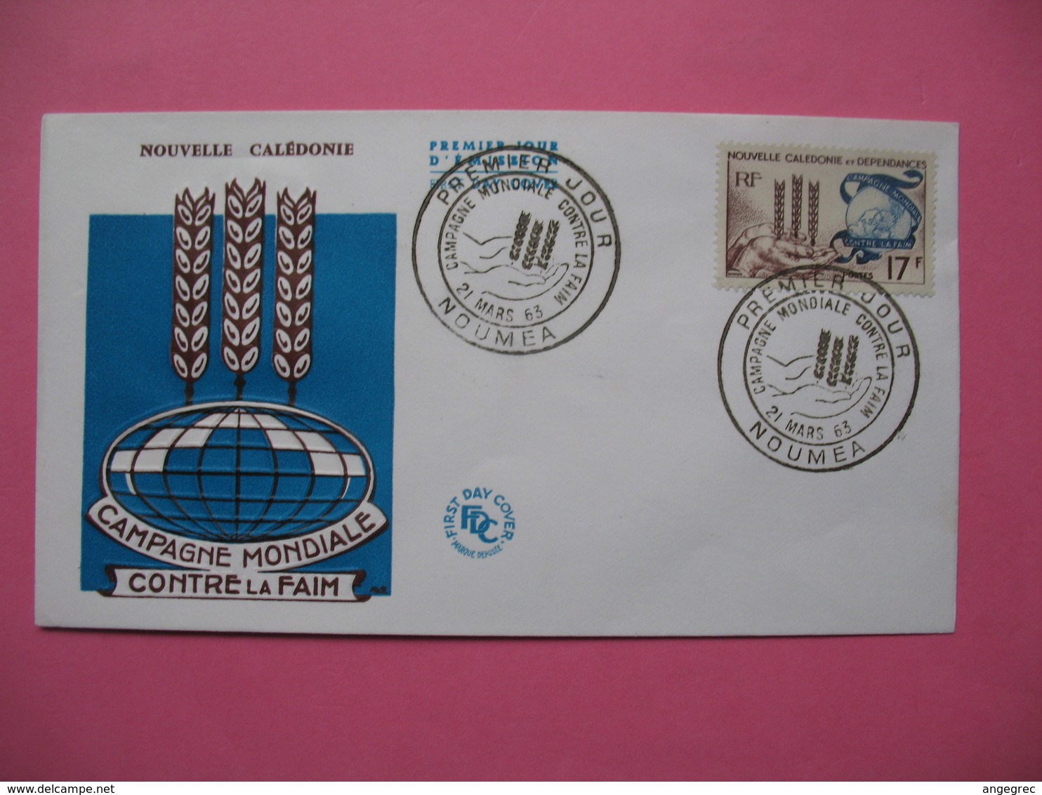 FDC   Nouvelle-Calédonie     1963     N°  307 - FDC