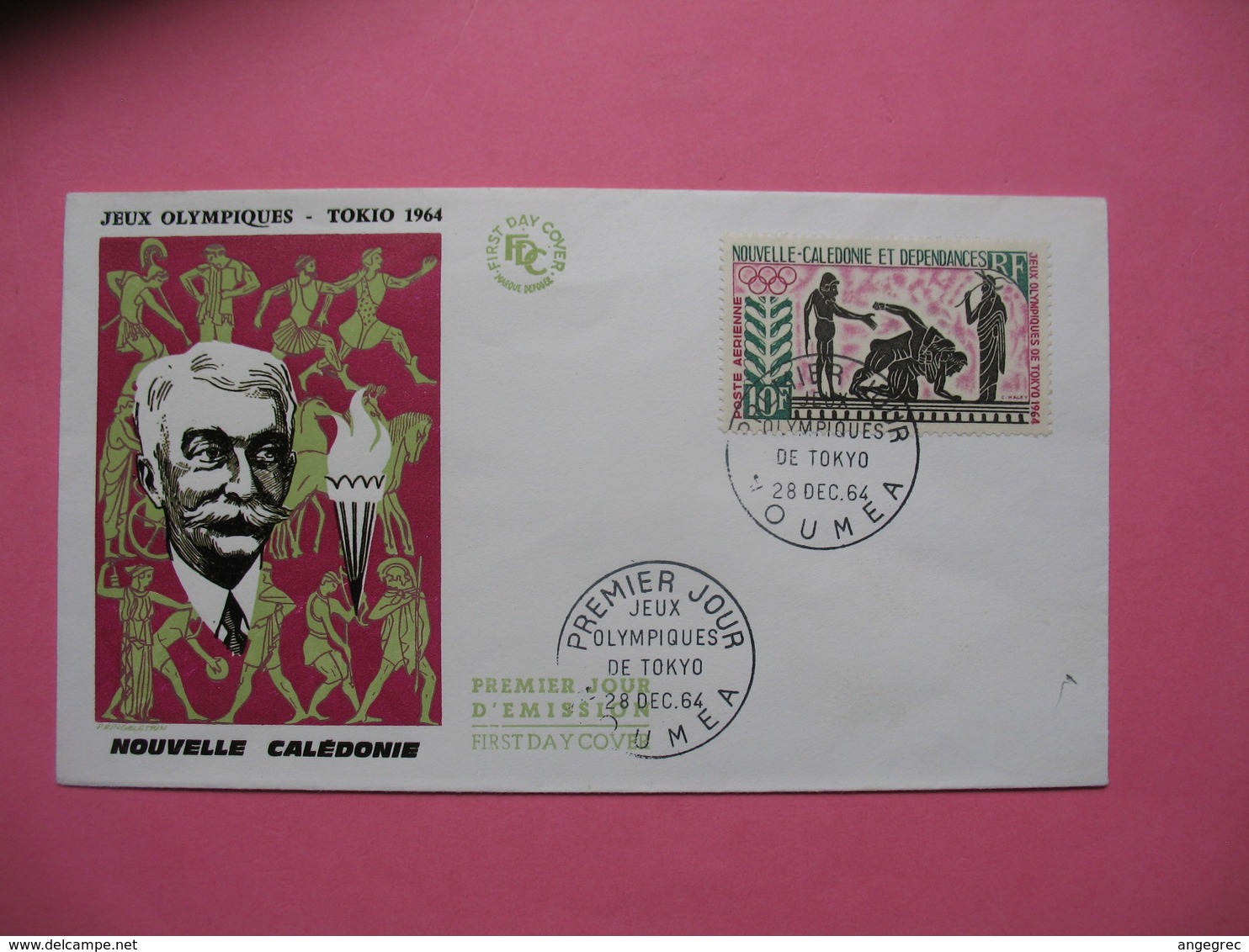 FDC   Nouvelle-Calédonie     1964     N°  PA 76 - FDC