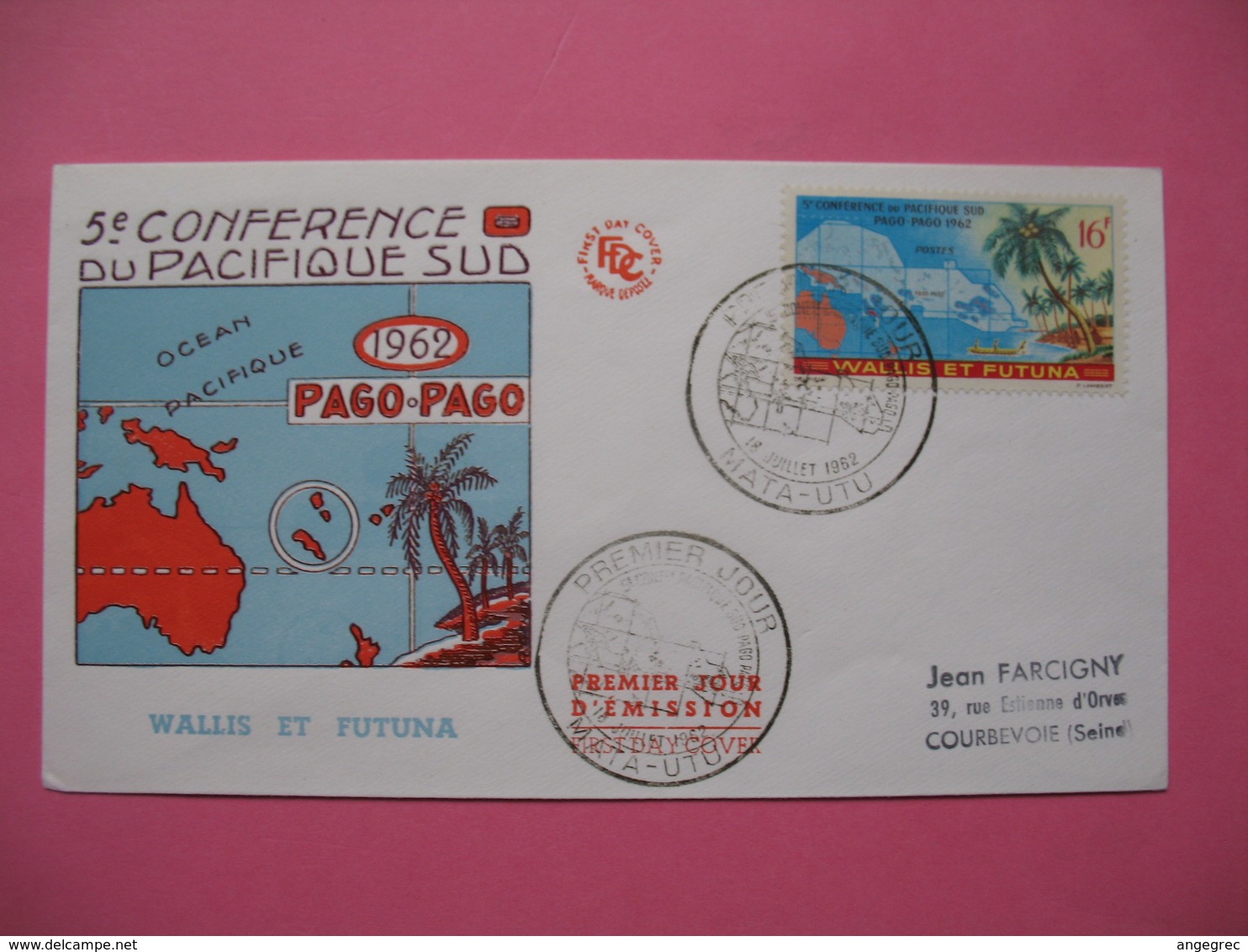 FDC  Wallis-Et-Futuna    1962     N°   161 - FDC