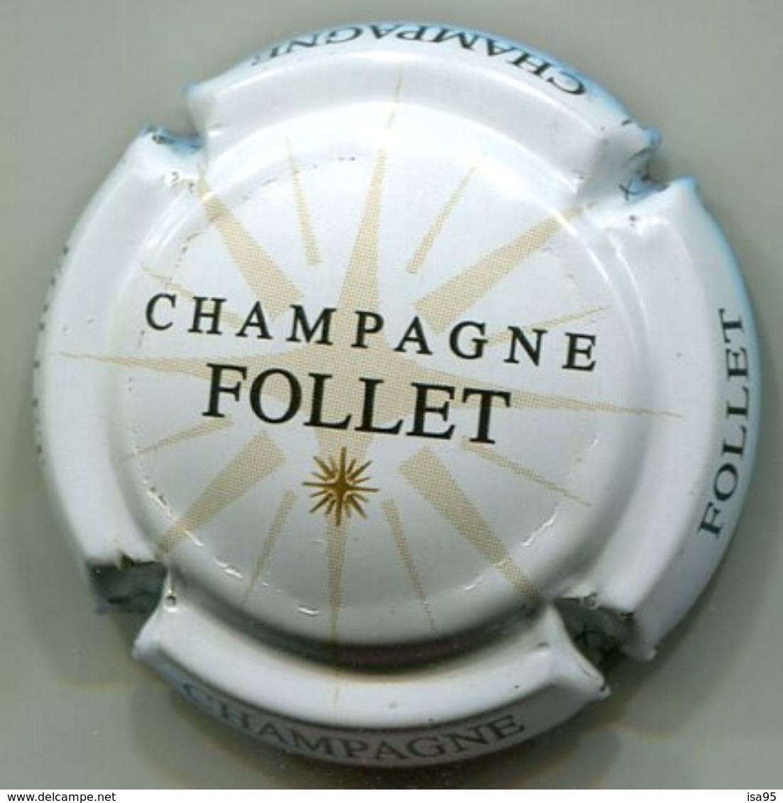 CJ-CAPSULE-CHAMPAGNE FOLLET-RAMILLON N°04x Fond Blanc-NR - Autres & Non Classés