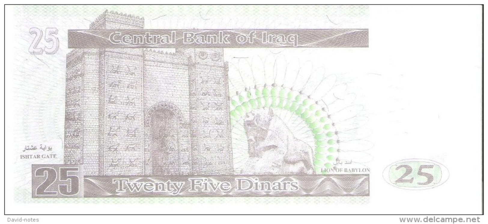 Iraq - Pick 86 - 25 Dinars 2001 - Unc - Iraq