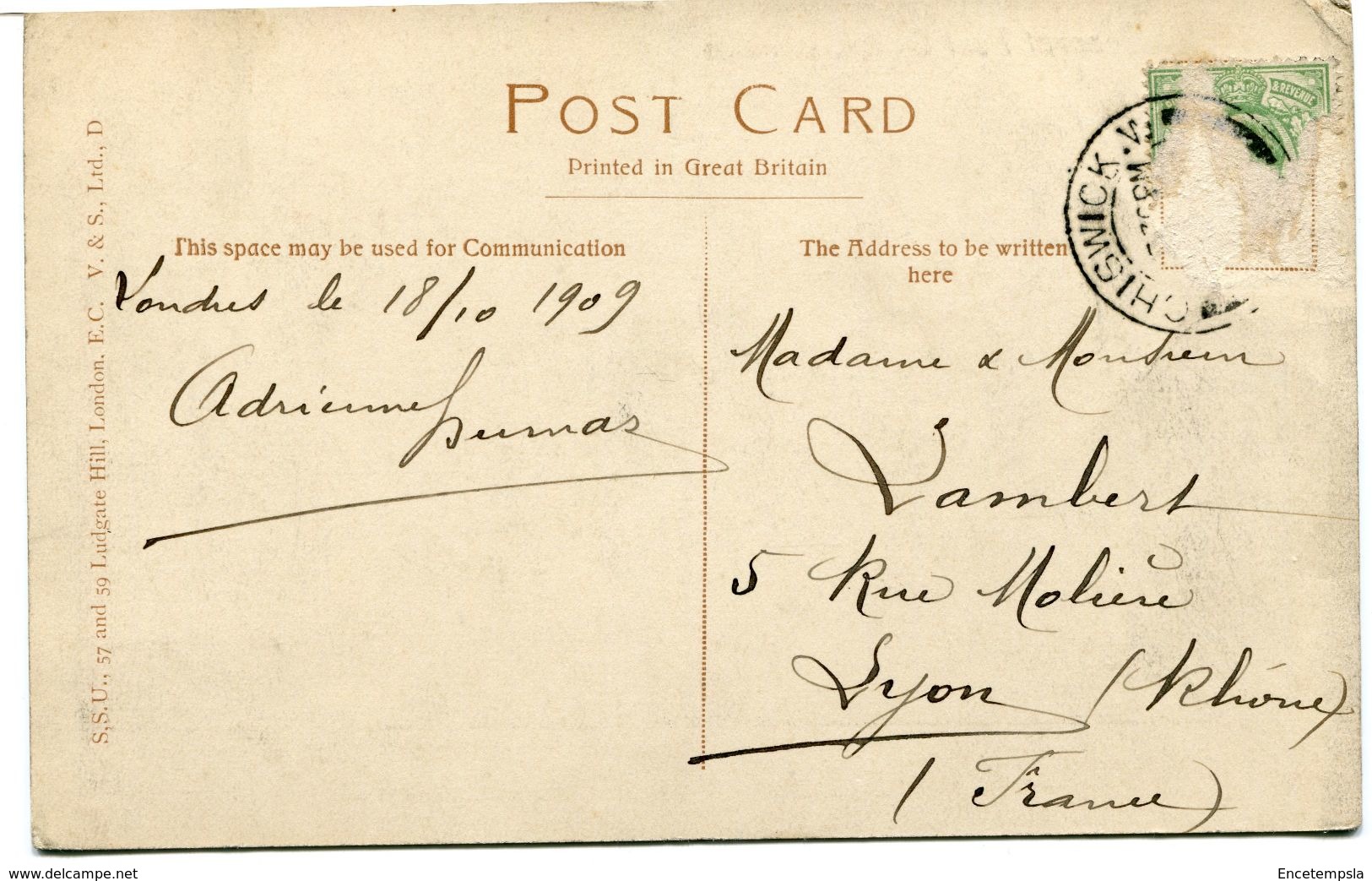 CPA - Carte Postale - Royaume-Uni - London - Général Post Office - 1909 (CP1148) - Other & Unclassified