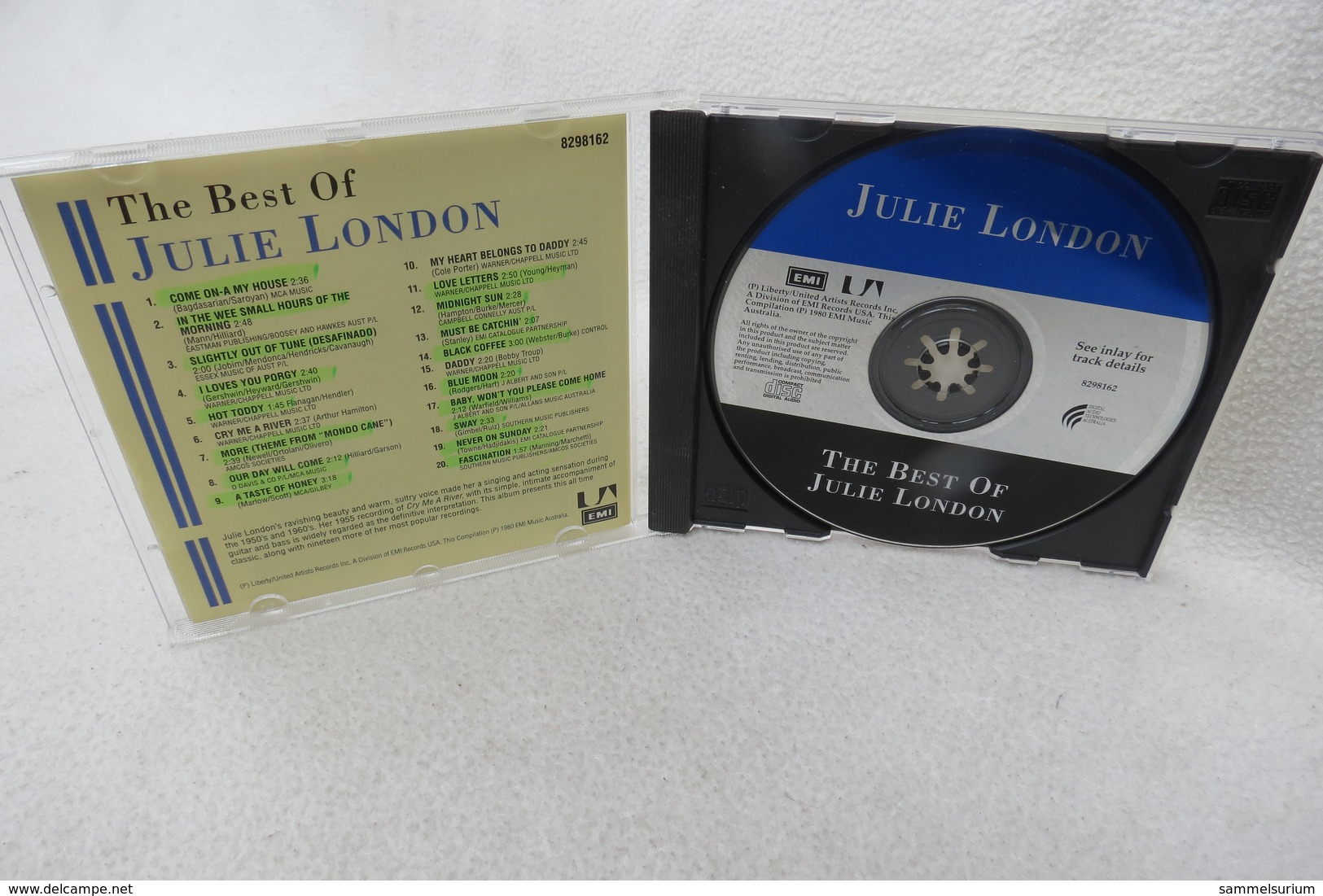 CD "Julie London" The Best Of Julie London - Jazz