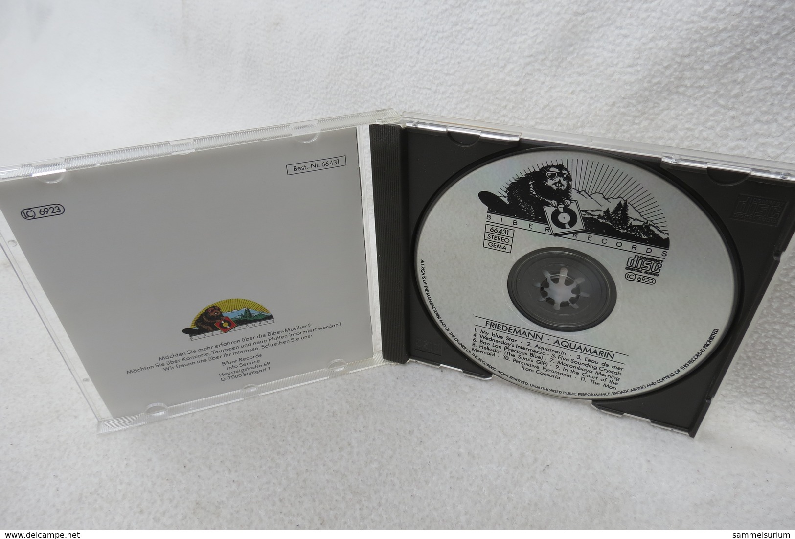 CD "Friedemann" Aquamarin, Biber Records - Sonstige & Ohne Zuordnung