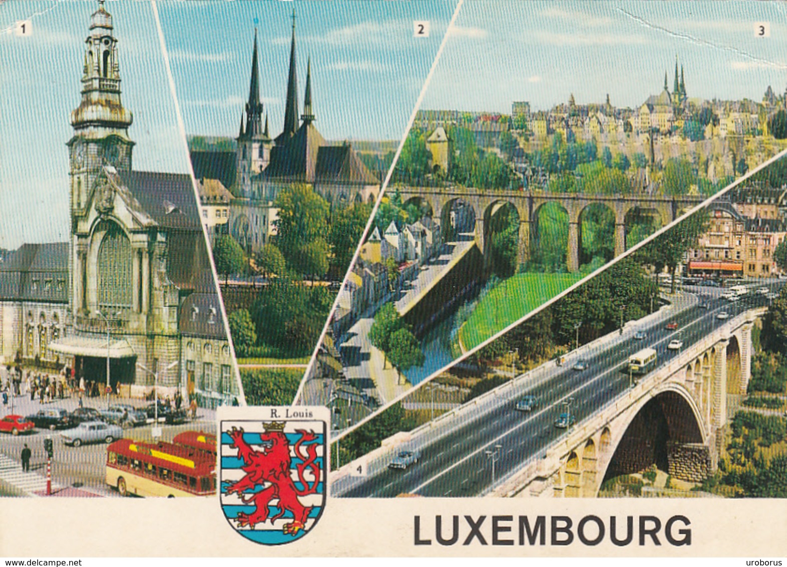 LUXEMBOURG - Multiview 1974 - Luxembourg - Ville