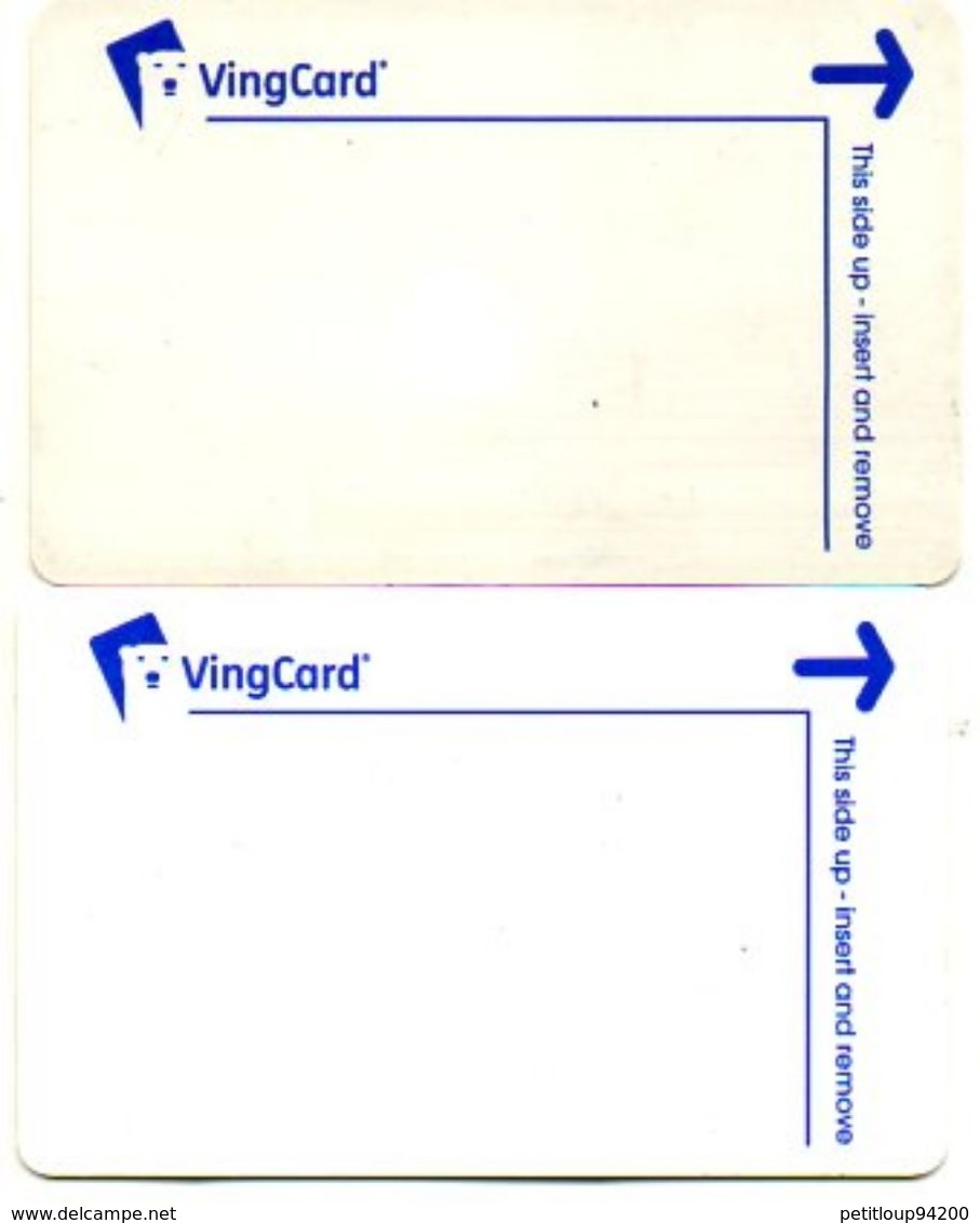 2 CLES D'HOTEL VINGCARD Non Identifiées - Hotel Key Cards