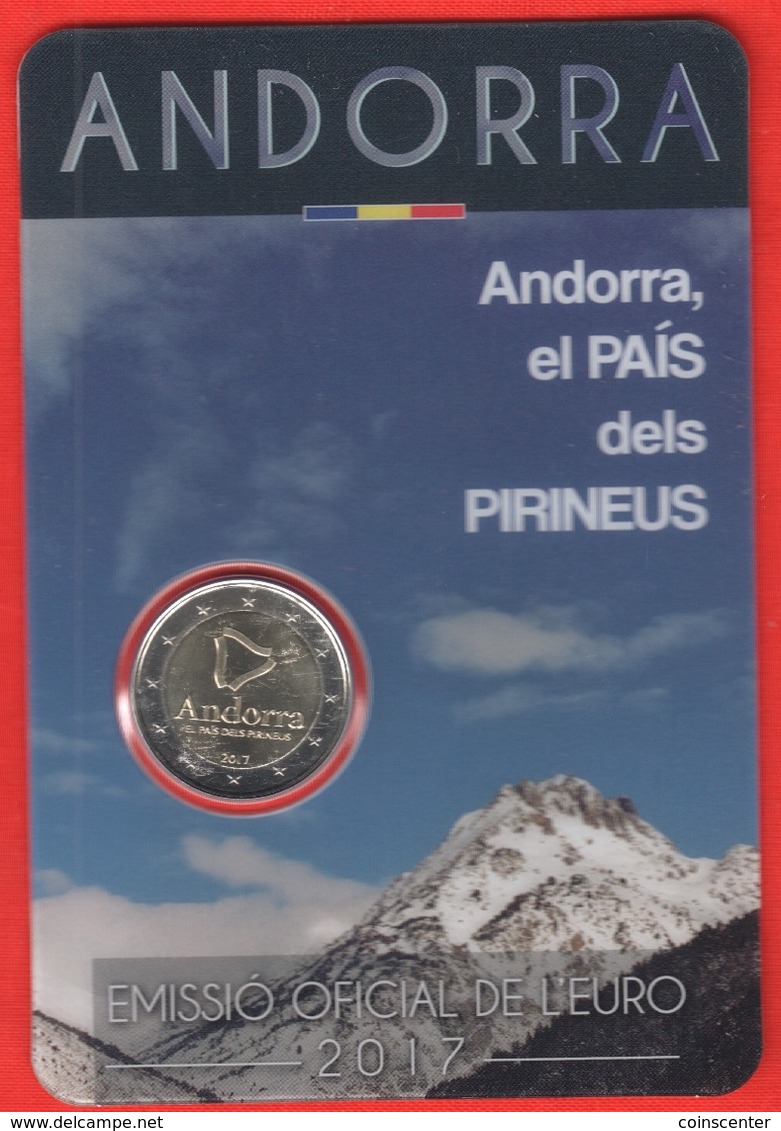 Andorra 2 Euro 2017 (2018) "The Pyrenean Country" BiMetallic BU - Andorra