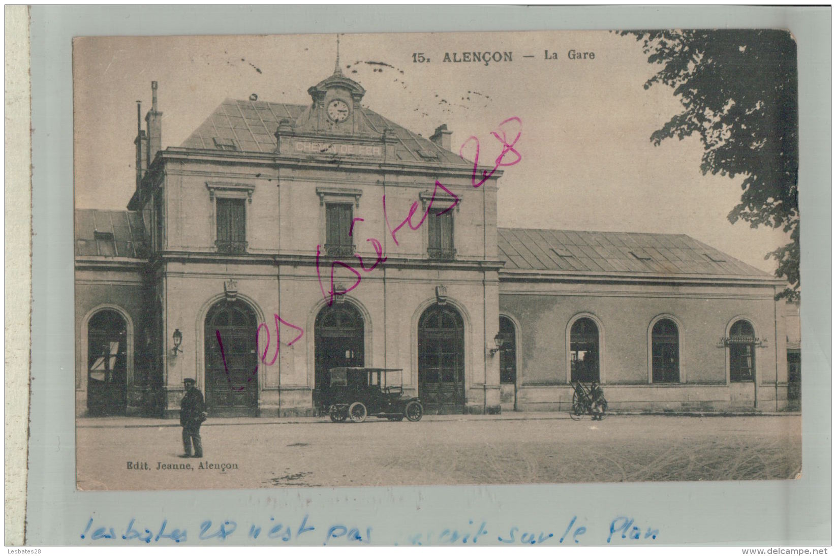 CP  ALENCON  La Gare  Extérieur    M 2018 045 - Alencon