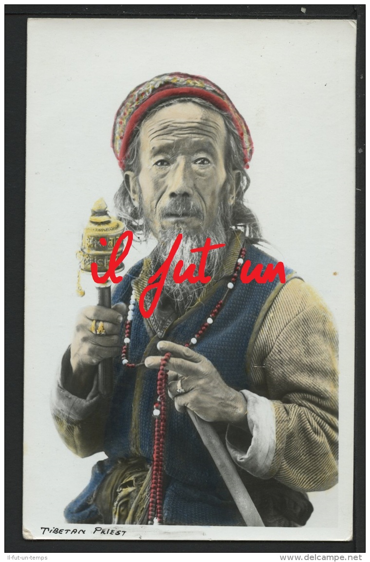 ASIE - TIBET - Tibetan Mendicant , Couleur - TOP RARE - Tibet